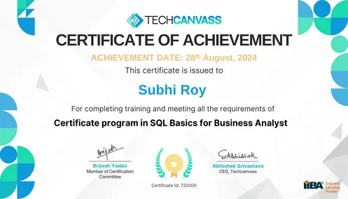 SQL-Training-Certificate